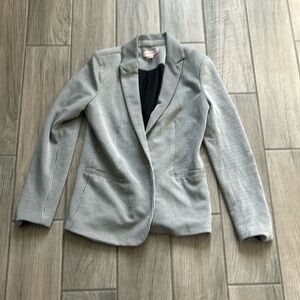 Philosophy Gray Pinstripe Blazer